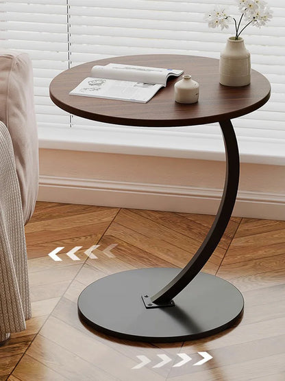 Mesa Auxiliar Minimalista con Estante – Para Sala