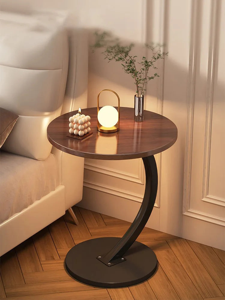 Mesa Auxiliar Minimalista con Estante – Para Sala