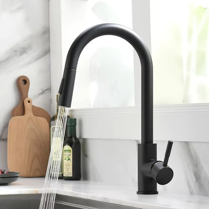 Grifo Mezclador de Cocina y Baño Plateado