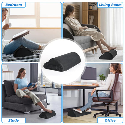 Reposapiés de Espuma Memory Foam para Escritorio y Gaming