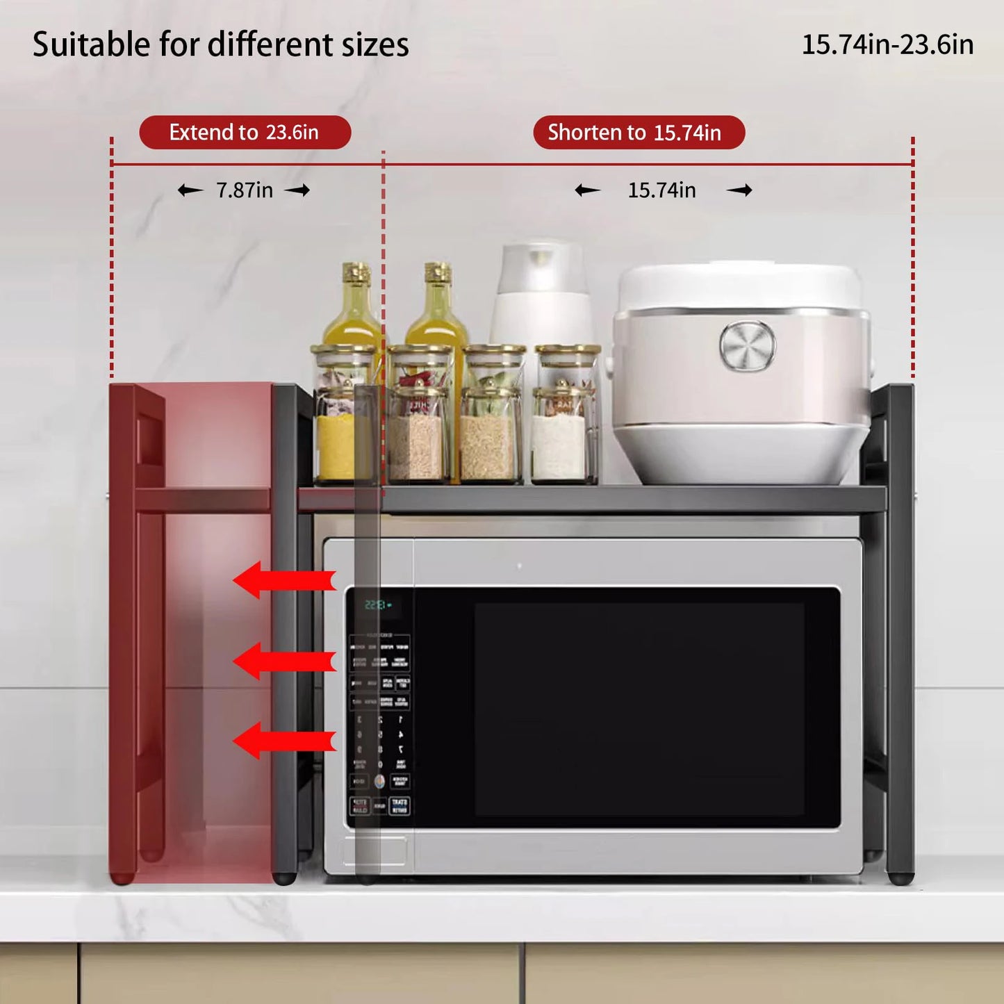 Estante Organizador de Cocina Expandible