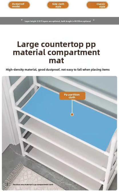 Organizador de Puerta Multicapa para Zapatos y Accesorios