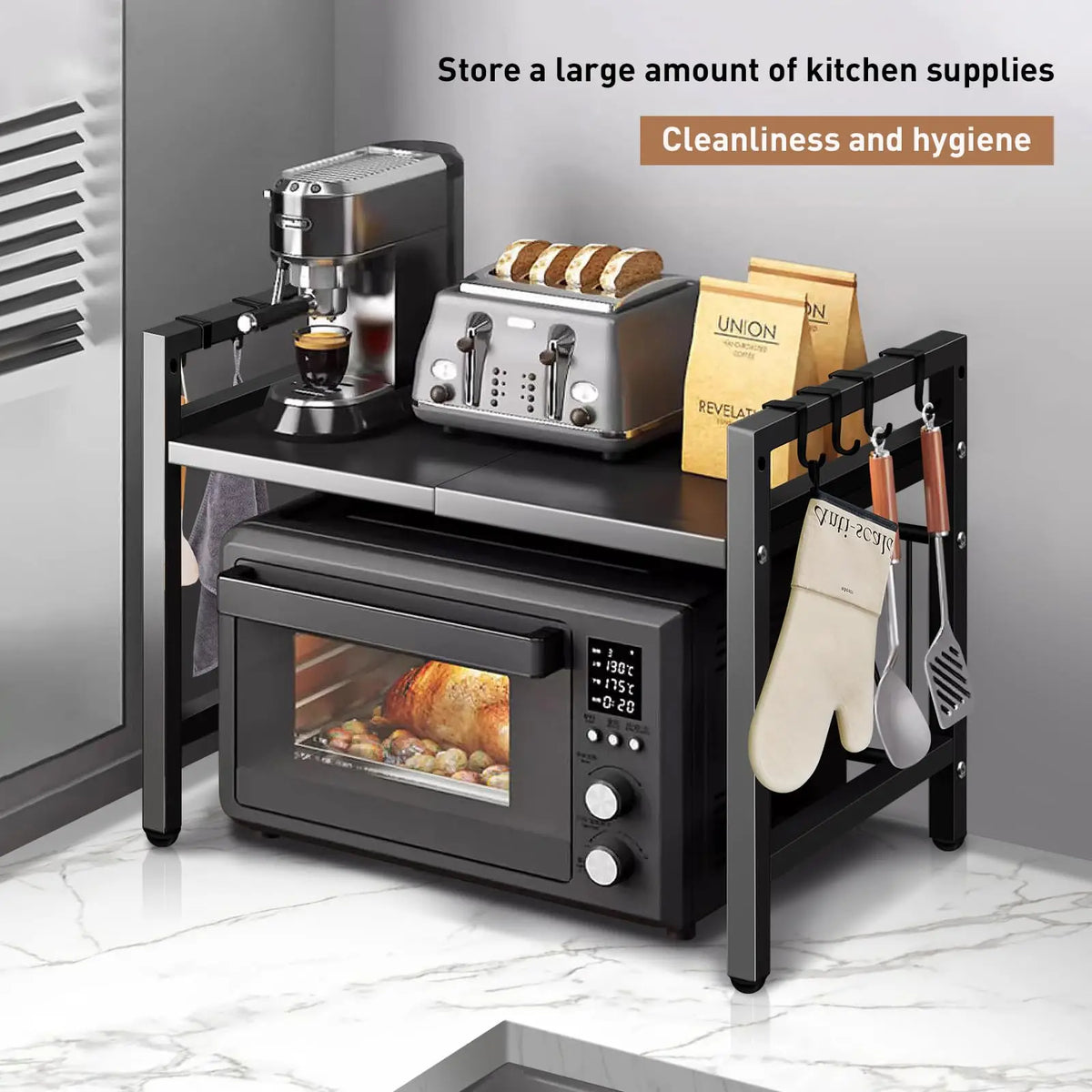 Estante Organizador de Cocina Expandible