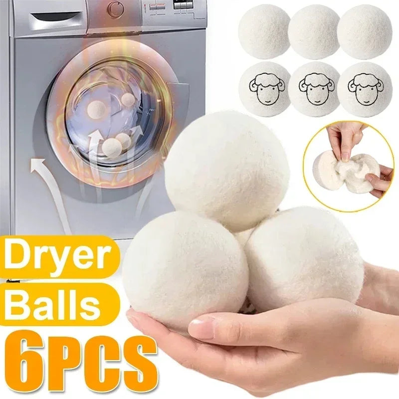Bolas de Secadora Reutilizables (6 pcs)