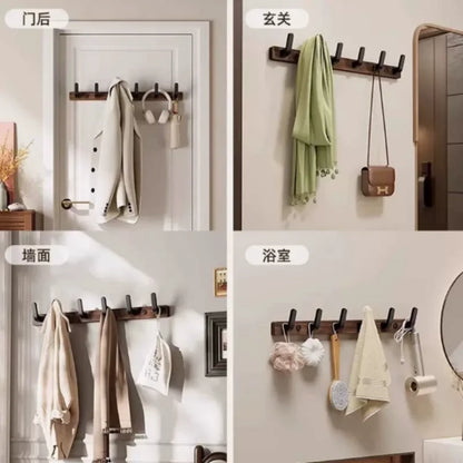 Perchero de Madera con Repisa para Pared – Entrada, Recámara y Baño