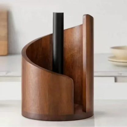 Porta Rollos de Cocina en Madera