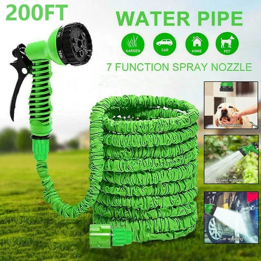 Manguera Extensible Multifunción para Jardín y Auto