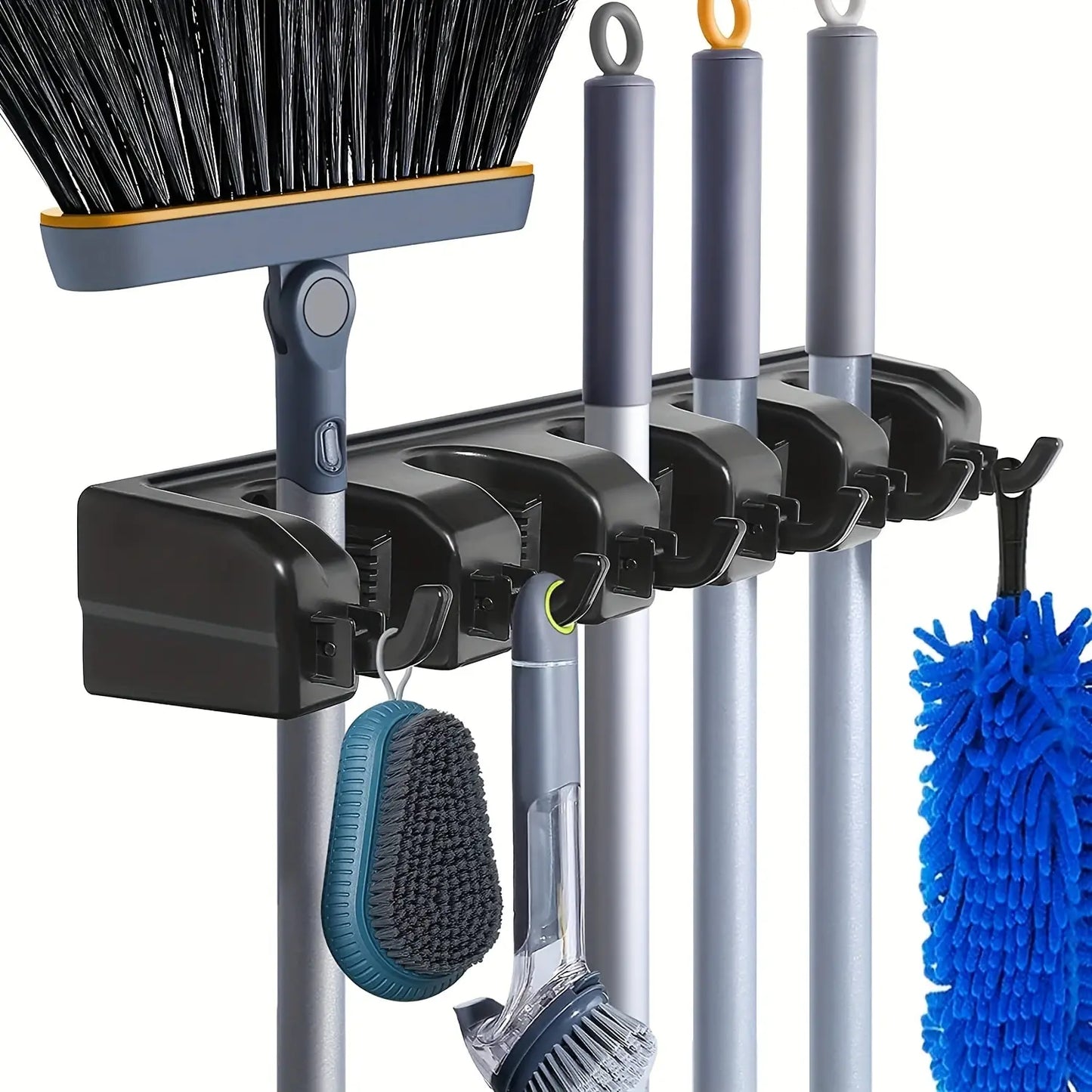 Organizador de Escobas y Trapeadores de Pared