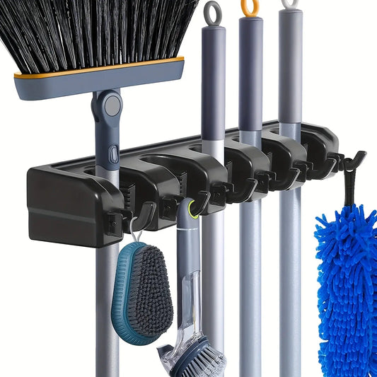 Organizador de Escobas y Trapeadores de Pared