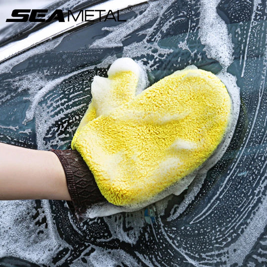 Guante de Microfibra para Lavado de Auto