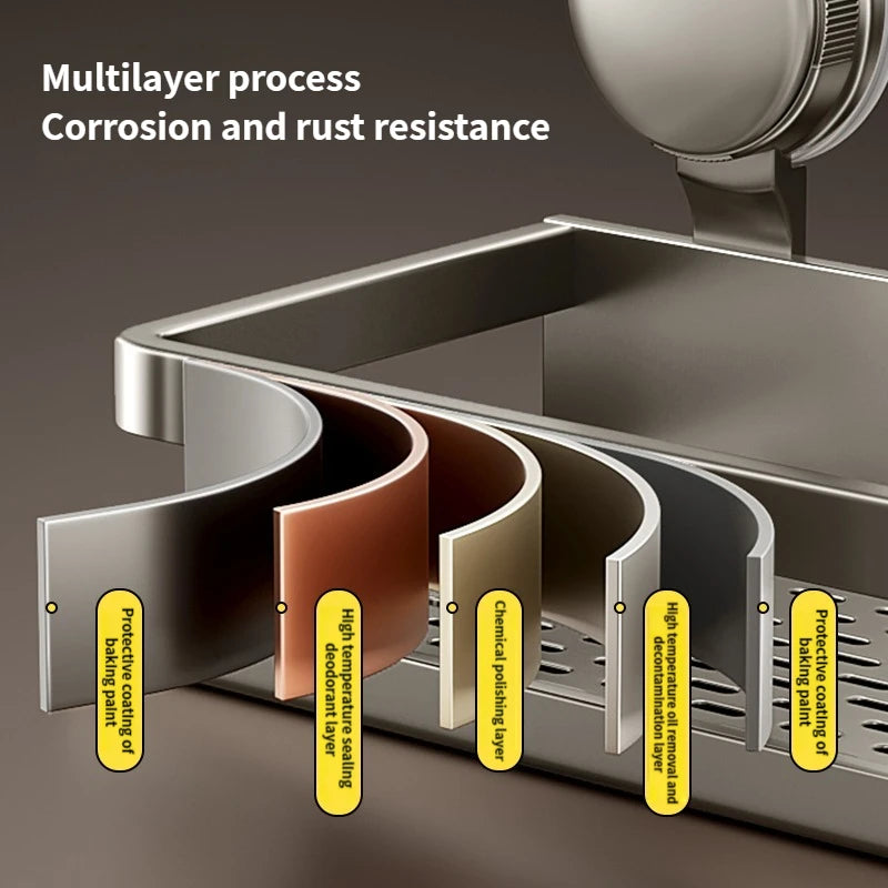 Organizador de Pared Multifuncional sin Perforación