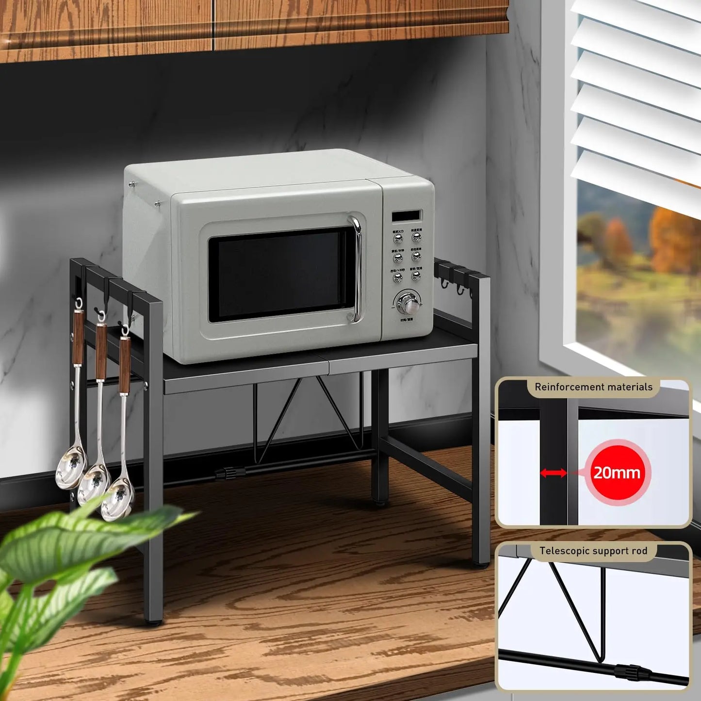 Estante Organizador de Cocina Expandible
