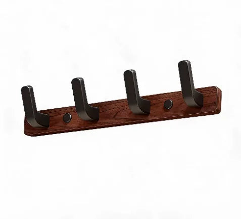 Perchero de Madera con Repisa para Pared – Entrada, Recámara y Baño