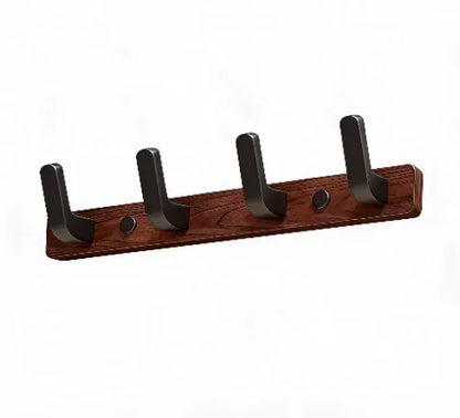 Perchero de Madera con Repisa para Pared – Entrada, Recámara y Baño