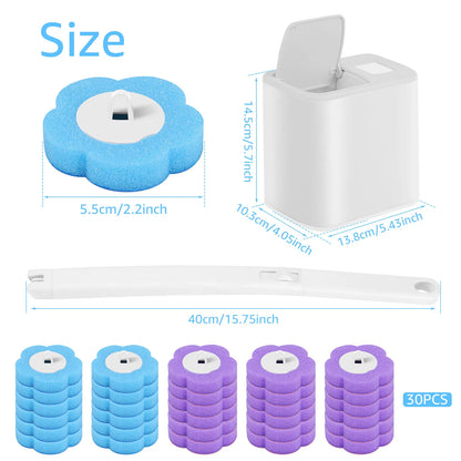 Cepillo de Baño con Cabezales Desechables