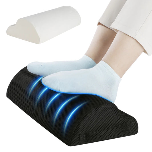 Reposapiés de Espuma Memory Foam para Escritorio y Gaming
