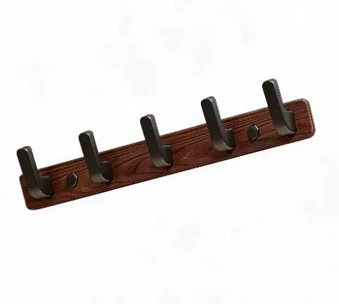 Perchero de Madera con Repisa para Pared – Entrada, Recámara y Baño