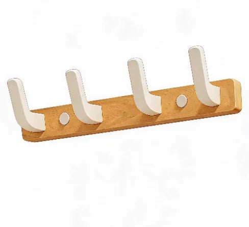 Perchero de Madera con Repisa para Pared – Entrada, Recámara y Baño