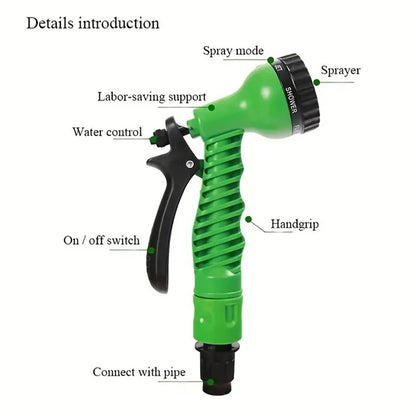 Manguera Extensible Multifunción para Jardín y Auto
